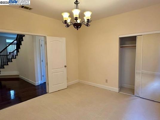 Chandelier, Empty room, Interior, Wood Texture Flooring