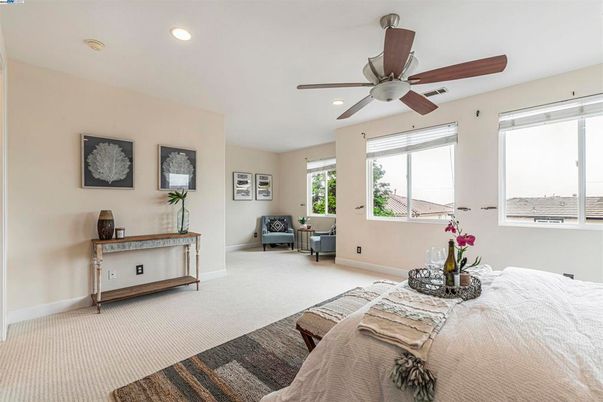 Bedroom, Interior, Recessed Lighting