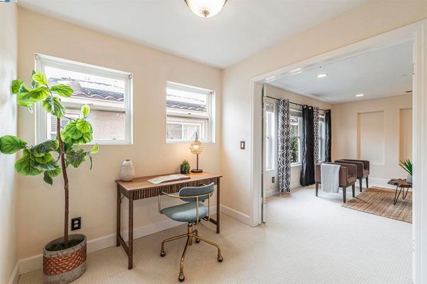 Home Office, Interior, Recessed Lighting