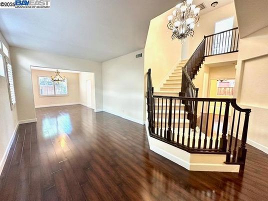 Chandelier, Interior, Wood Texture Flooring