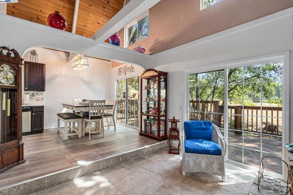 Dining room, Interior, Wooden Ceilings, Wood Texture Flooring