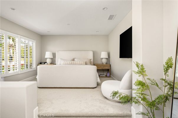 Bedroom, Interior, Recessed Lighting