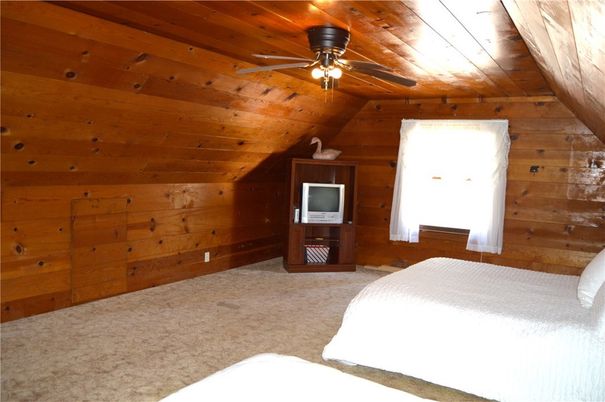 Bedroom, Interior, Wooden Ceilings, Wooden Walls