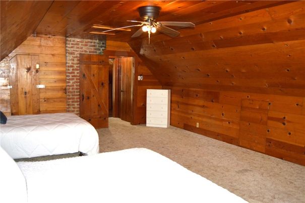 Bedroom, Interior, Stone Walls, Wooden Ceilings, Wooden Walls