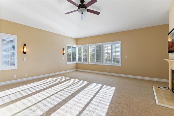 Empty room, Fireplace, Interior