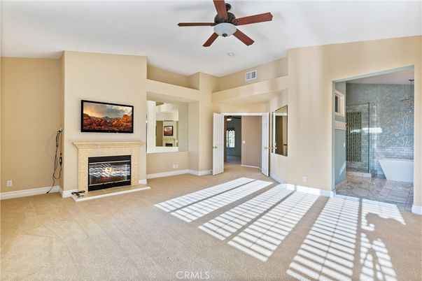 Bathroom, Empty room, Fireplace, Interior