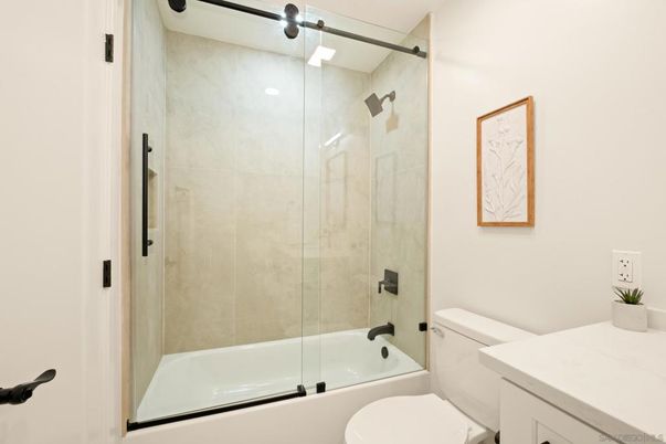 Bathroom, Glass Shower, Interior