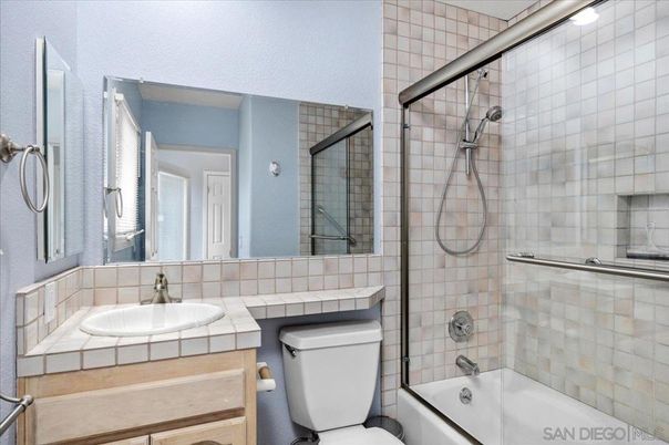 Bathroom, Glass Shower, Interior, Tile Countertops