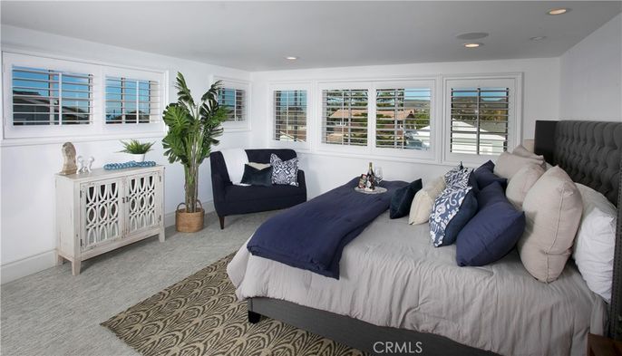 Bedroom, Interior, Recessed Lighting