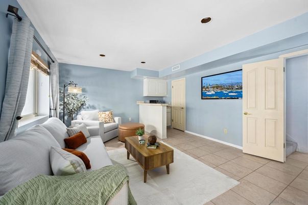 Interior, Kitchen, Living room, Recessed Lighting