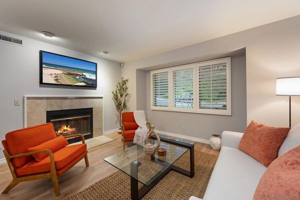 Fireplace, Interior, Living room, Wood Texture Flooring
