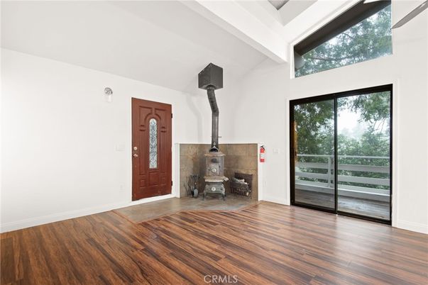 Fireplace, Interior, Wood Texture Flooring