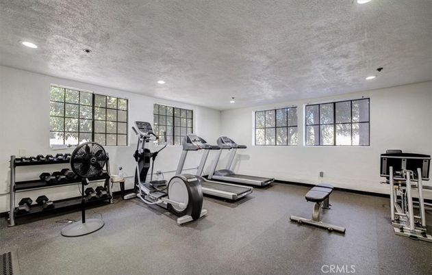 Fitness Equipment, Gym, Interior, Recessed Lighting