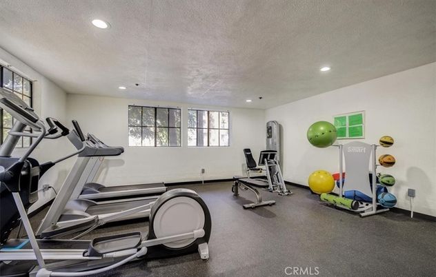 Fitness Equipment, Gym, Interior, Recessed Lighting