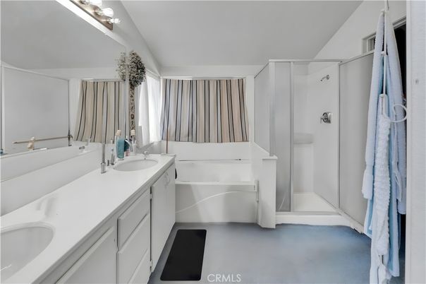 Bathroom, Dual Sink Vanities, Glass Shower, Interior