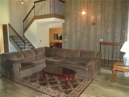 Interior, Living room, Pendant Lights, Wood Texture Flooring