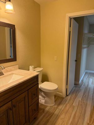 Bathroom, Interior, Wood Texture Flooring