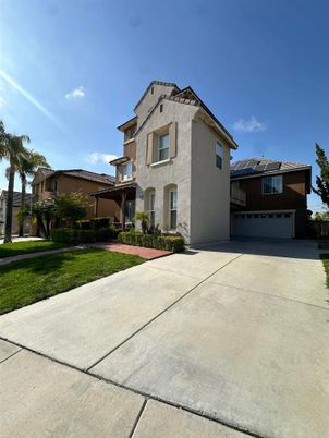 Attached, Backyard, Exterior, Facade, Solar Panels, Mediterranean