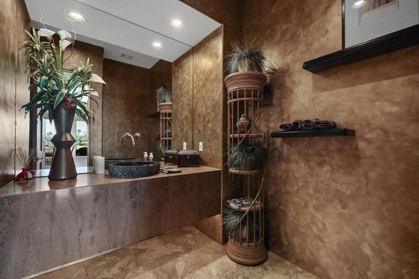 Bathroom, Interior, Recessed Lighting