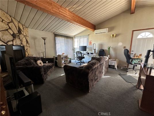 Interior, Living room, Stone Walls, Wooden Beams