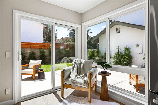 Interior, Sun Room, Wood Texture Flooring