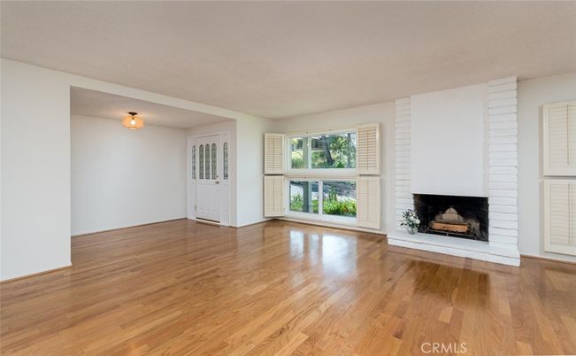 Empty room, Fireplace, Interior, Wood Texture Flooring