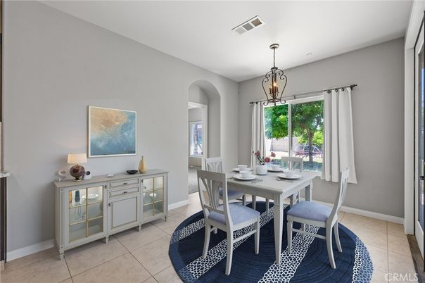 Dining room, Interior, Pendant Lights