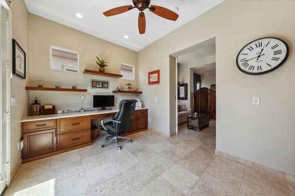 Home Office, Interior, Recessed Lighting