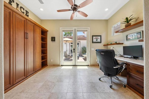 Home Office, Interior, Recessed Lighting