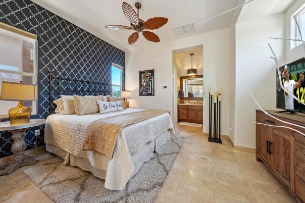 Bedroom, Interior, Pendant Lights