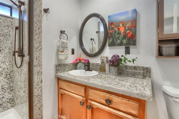 Bathroom, Dual Sink Vanities, Glass Shower, Interior, Tile Countertops