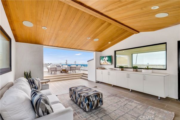 Interior, Living room, Recessed Lighting, Wooden Ceilings, Wood Texture Flooring