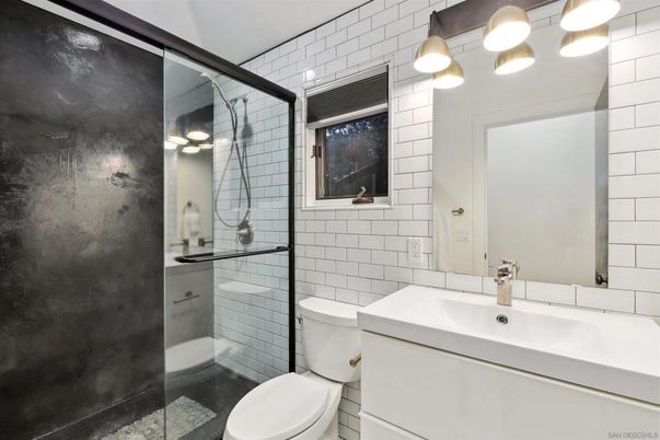 Bathroom, Glass Shower, Interior