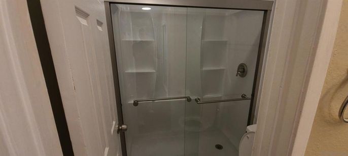 Bathroom, Glass Shower, Interior