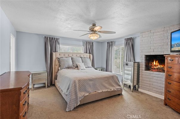 Bedroom, Fireplace, Interior, Stone Walls