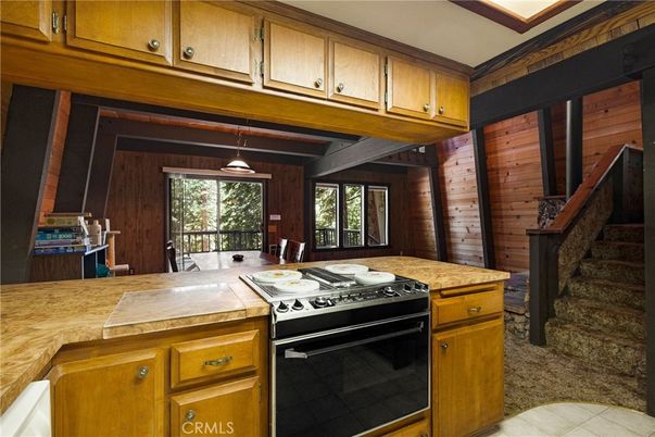Dining room, Interior, Kitchen, Pendant Lights, Wooden Walls