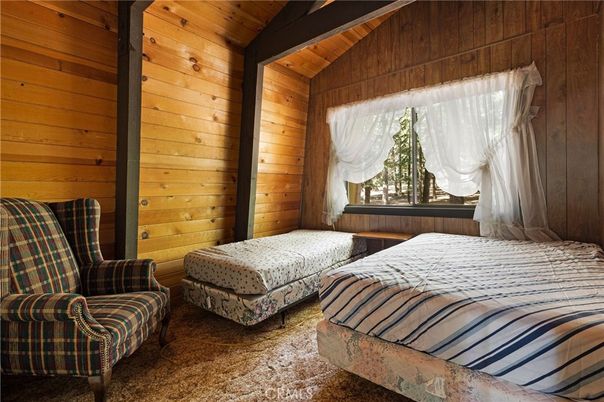Bedroom, Interior, Wooden Walls