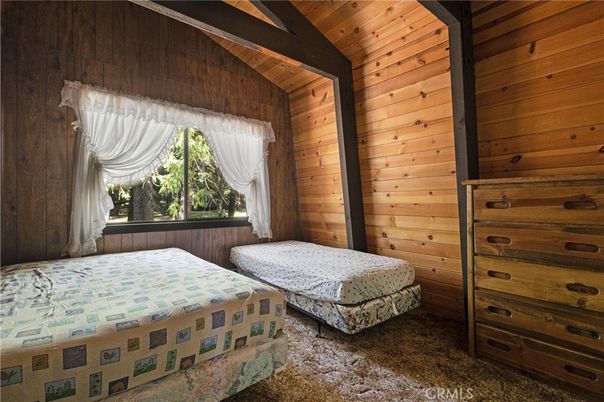 Bedroom, Interior, Wooden Walls