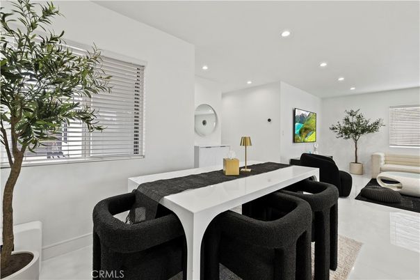 Dining room, Interior, Recessed Lighting