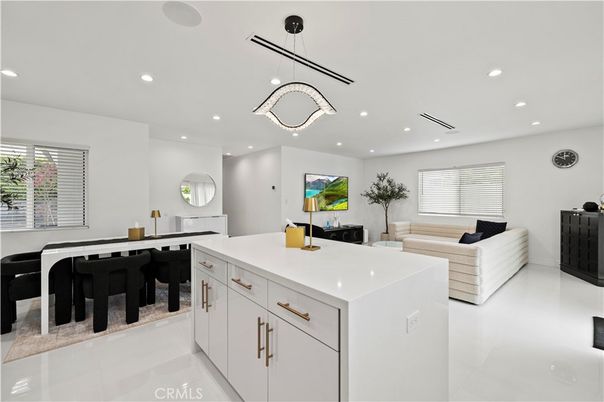 Dining room, Interior, Kitchen, Living room, Pendant Lights, Recessed Lighting