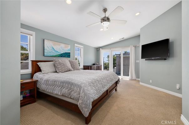 Bedroom, Interior, Recessed Lighting