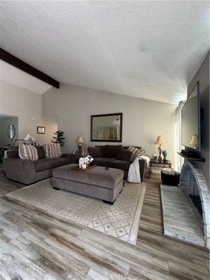 Fireplace, Interior, Living room, Wooden Beams, Wood Texture Flooring
