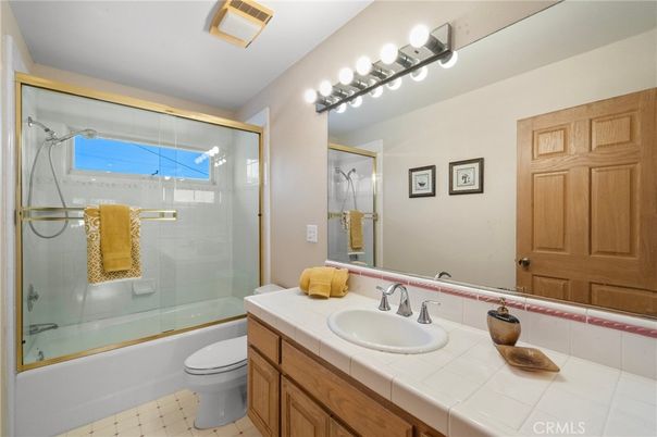Bathroom, Glass Shower, Interior, Tile Countertops