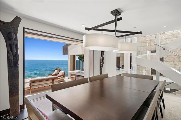 Dining room, Interior, Pendant Lights, Recessed Lighting, Water