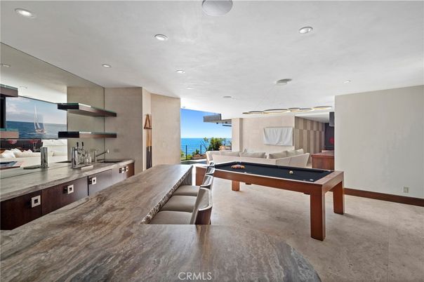 Billiard Table, Game Room, Interior, Pendant Lights, Recessed Lighting, Water
