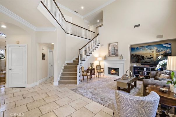 Fireplace, Interior, Living room, Recessed Lighting