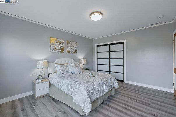 Bedroom, Interior, Wood Texture Flooring