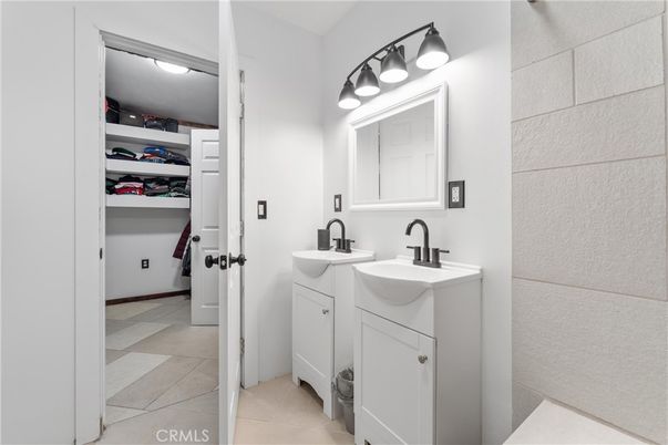 Bathroom, Dual Sink Vanities, Interior, Walk-in Closets