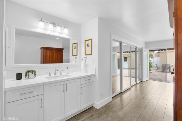 Bathroom, Interior, Wood Texture Flooring