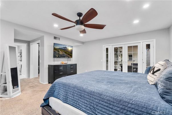Bedroom, Interior, Recessed Lighting